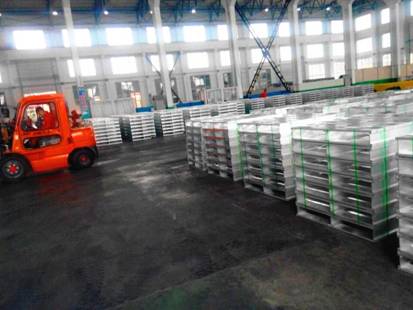 Aluminum pallet produciton line